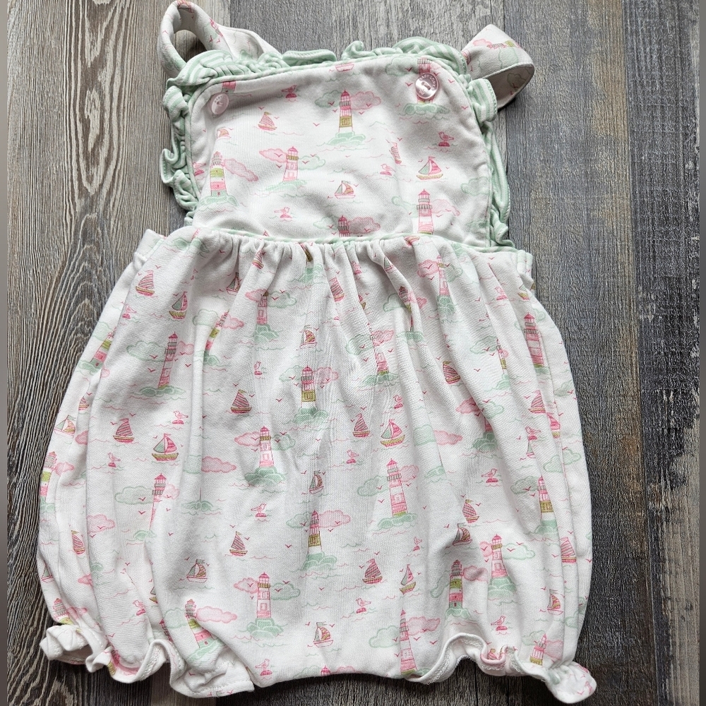 Baby Loren Pima Sun Bubble Lighthouse Pattern 12-18 Months